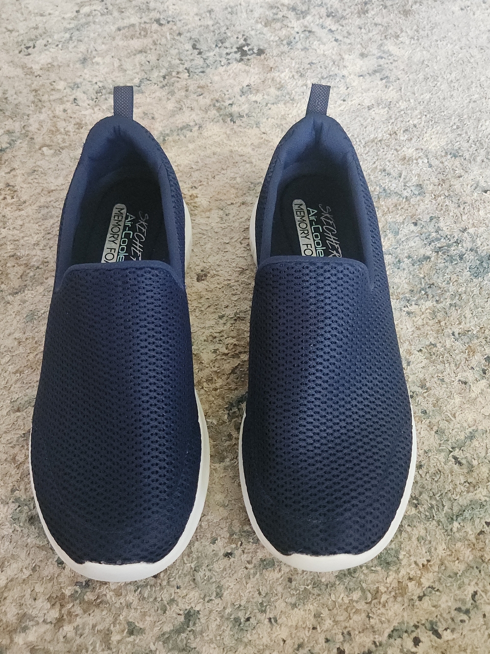 Skechers Navy Go Walk Joy Air Cooled Slip-On Mesh Menory Foam Sneakers 11
